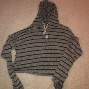 SIZE SMALL CROPPED HOODIE